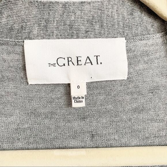 The Great Loop Knit Long Cardigan Sweater Small Grey - Picture 6 of 7